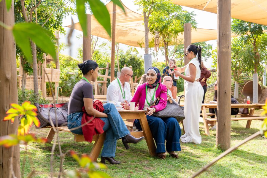Interbeing guests in the garden