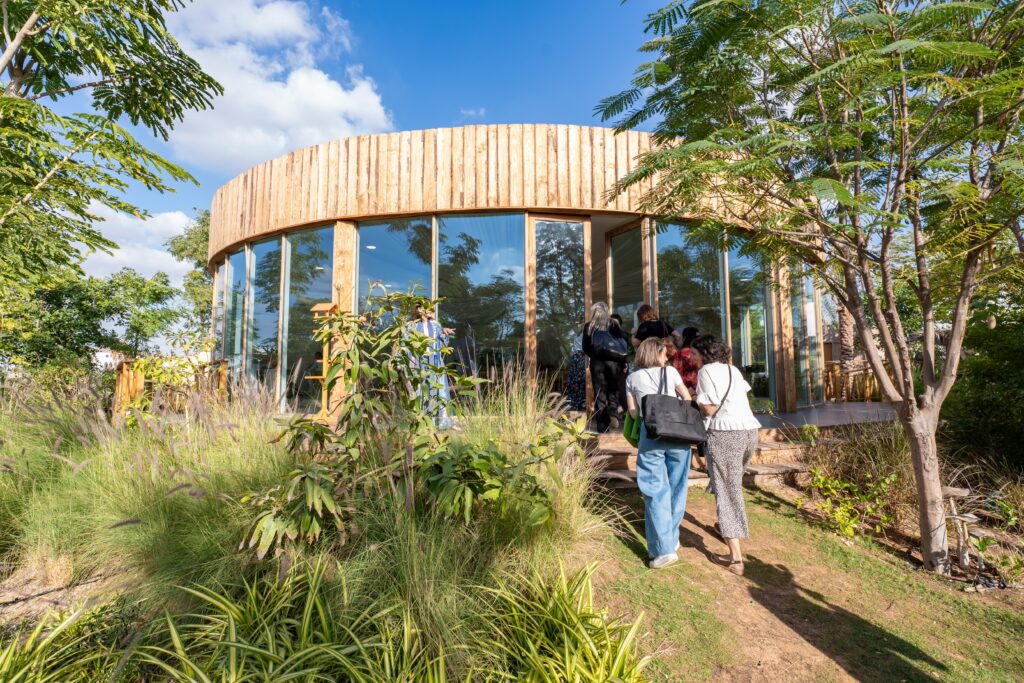 the main dome for Interbeing at Al-Fanar School Dubai